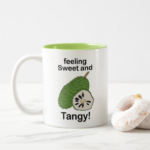 Soursop Fruits Feeling Sweet And Tangy Two-Tone Coffee Mug