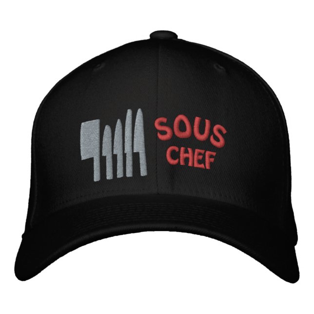 Sous Chef Knives Embroidered Cap (Front)