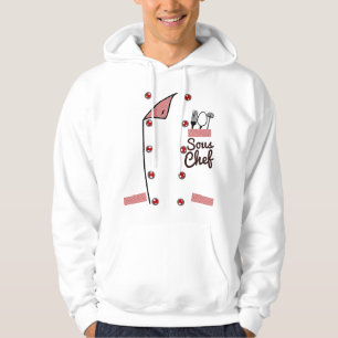 Sous Chef Uniform Jacket. Funny Faux Costume for C Hoodie