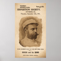 Sousa and His Band - Vintage 1901