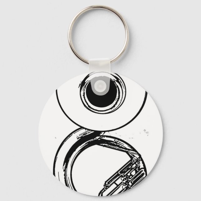 Sousaphone Keychain (Front)
