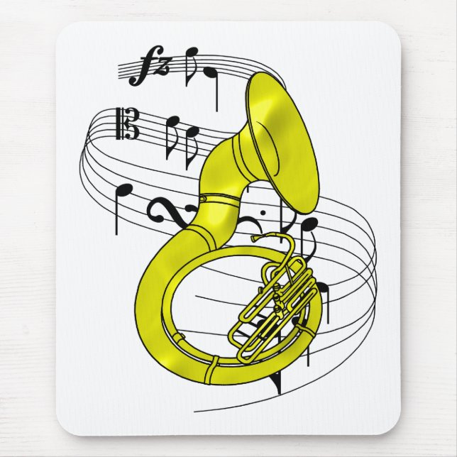 Sousaphone Mouse Pad (Front)