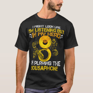 Sousaphone Player Marching Band Gift Men Tuba Sous T-Shirt