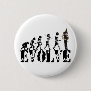 Sousaphone Tuba Tubas Evolution Musical Art 6 Cm Round Badge