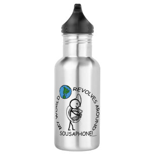 Sousaphone - World Revolves Around 532 Ml Water Bottle
