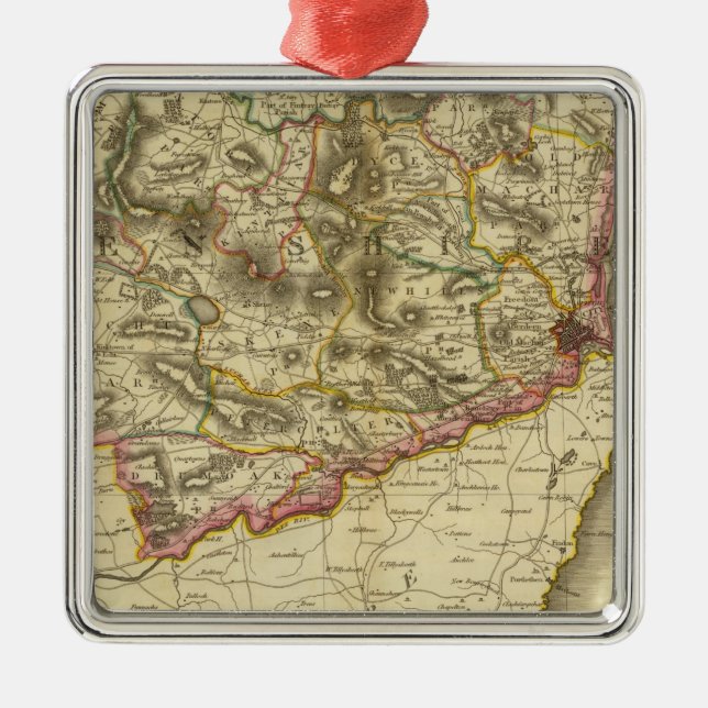South Aberdeen, Banff Metal Tree Decoration (Front)