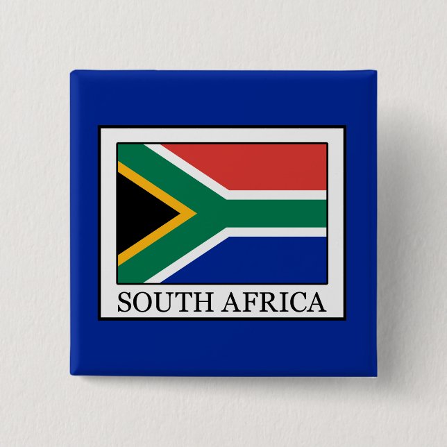 South Africa 15 Cm Square Badge (Front)
