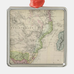 South Africa 4 Metal Ornament