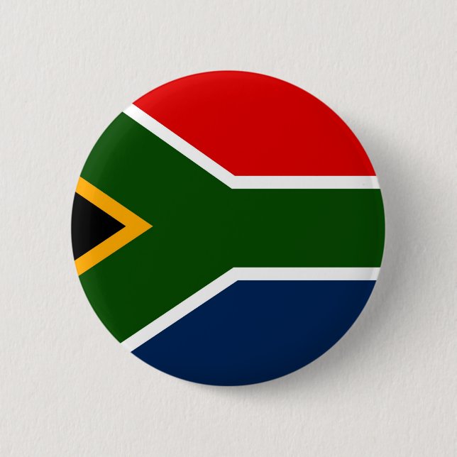 South Africa 6 Cm Round Badge (Front)