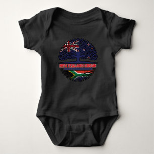 South Africa African New Zealander New Zealand Baby Bodysuit