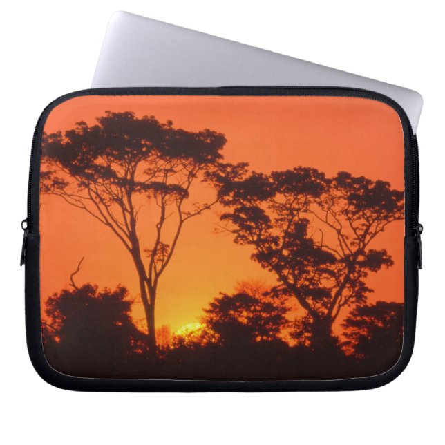 South Africa.  African sunset. Laptop Sleeve (Front)