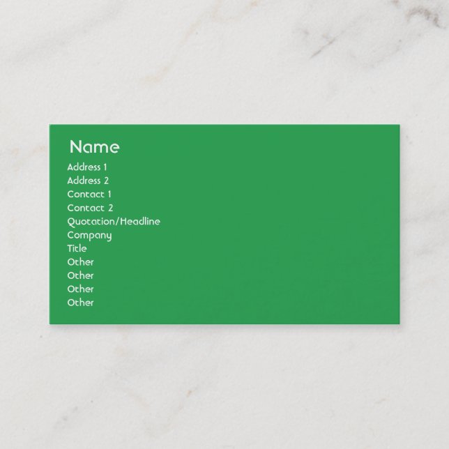 South Africa - Business Business Card (Front)