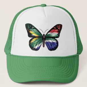 South Africa butterfly monarch flag Trucker Hat
