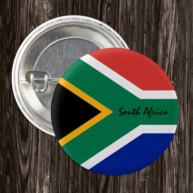 South Africa button, patriotic South African Flag 3 Cm Round Badge (Creator Uploaded)