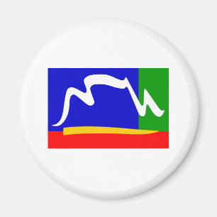South Africa Cape Town Flag Magnet