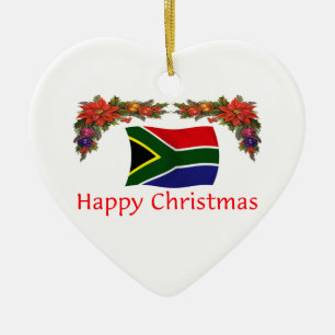 South Africa Christmas Ceramic Tree Decoration