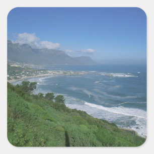 South Africa - Clifton Beach, Cape Town Square Sticker
