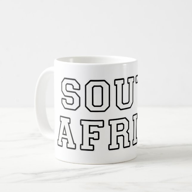 South Africa Coffee Mug (Front Left)