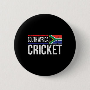 South Africa Cricket Flag Jersey Match Tournament 6 Cm Round Badge