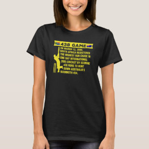 South Africa Cricket Protea 438 Game Nostalgia Bra T-Shirt