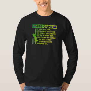 South Africa Cricket Protea 438 Game Nostalgia Bra T-Shirt