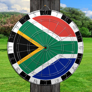 South Africa Dartboard & African Flag / game board