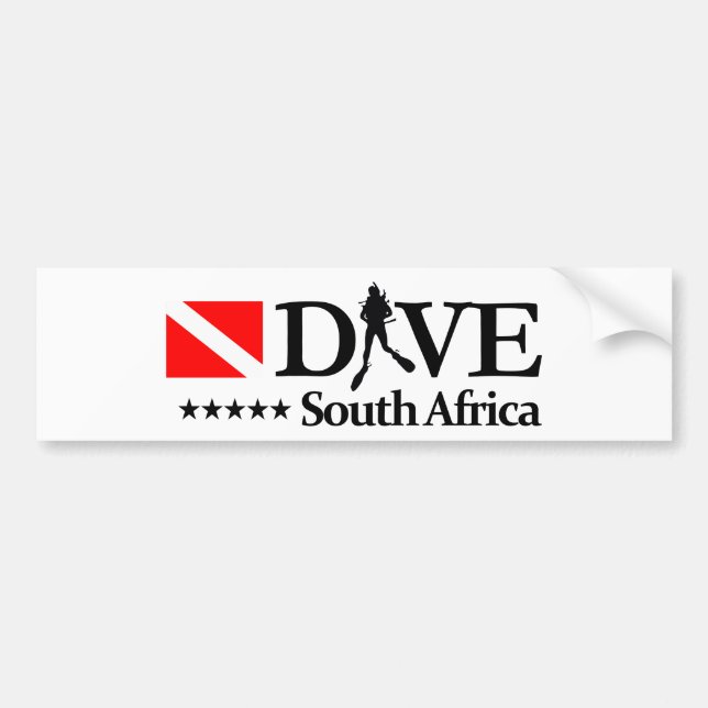 South Africa DV4 Bumper Sticker (Front)