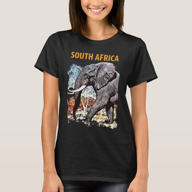 South Africa Elephant T-Shirt (Front)