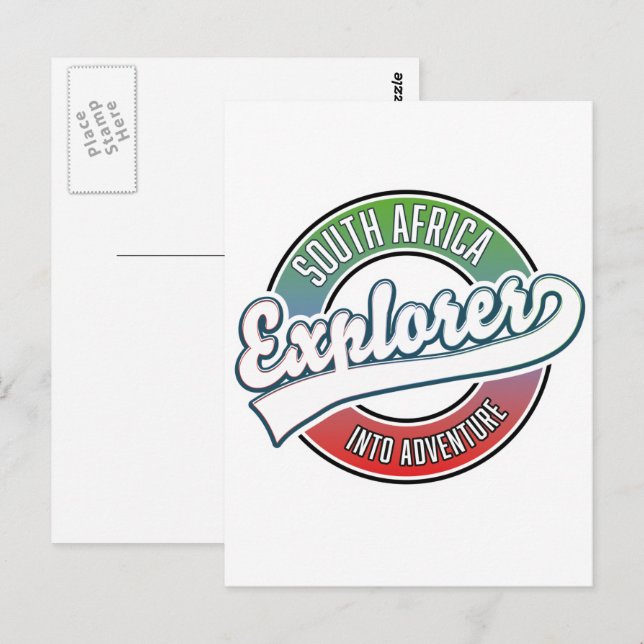 South Africa Explorer into adventure Postcard (Front/Back)