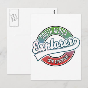 South Africa Explorer into adventure Postcard