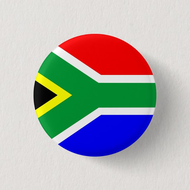 South Africa flag 3 Cm Round Badge (Front)