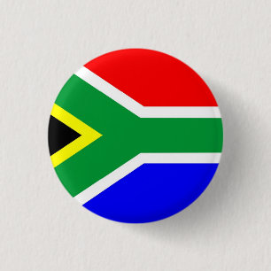 South Africa flag 3 Cm Round Badge