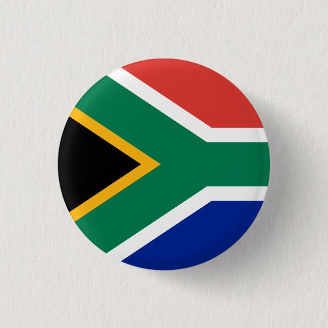 South Africa Flag 3 Cm Round Badge (Front)