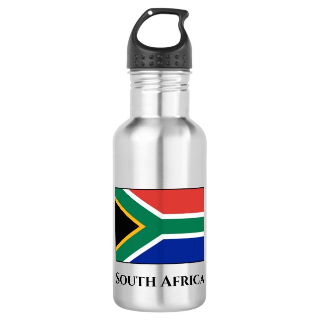South Africa Flag 532 Ml Water Bottle (Front)