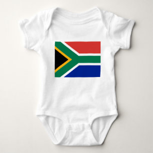 South Africa Flag Baby Bodysuit