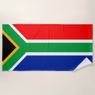 South Africa Flag Beach Towel