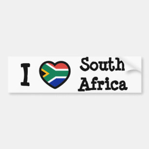 South Africa Flag Bumper Sticker