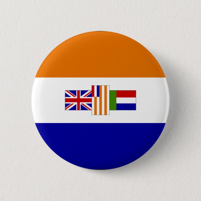 South Africa Flag Button (Front)