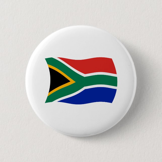 South Africa Flag Button (Front)