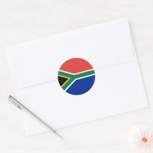 South Africa flag Classic Round Sticker