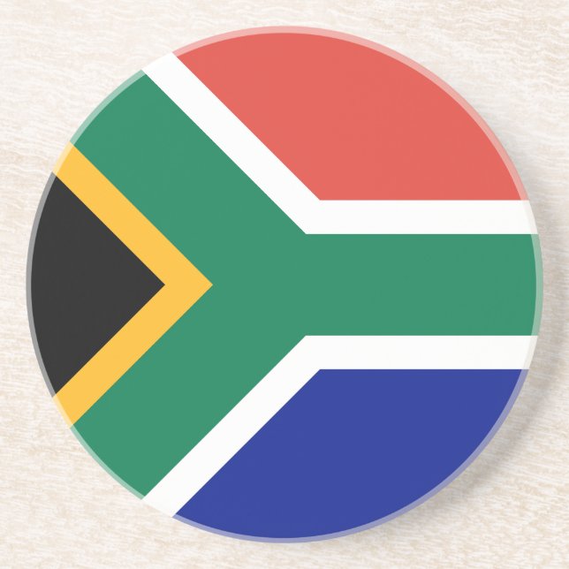 South Africa Flag Coaster (Front)