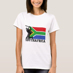South Africa Flag Cricket Player Tsman Sports Team T-Shirt