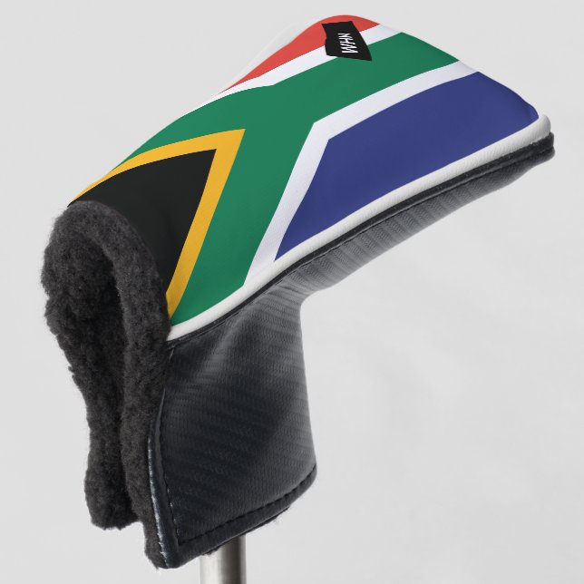 South Africa Flag - Custom Golf Putter Head Cover (3/4 Front)