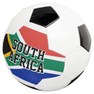South Africa flag custom soccer ball for team fans