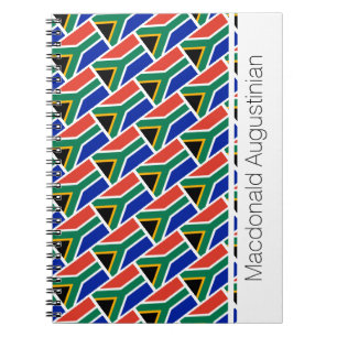 SOUTH AFRICA Flag Customised Notebook Journal