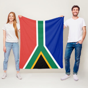 South Africa flag Fleece Blanket
