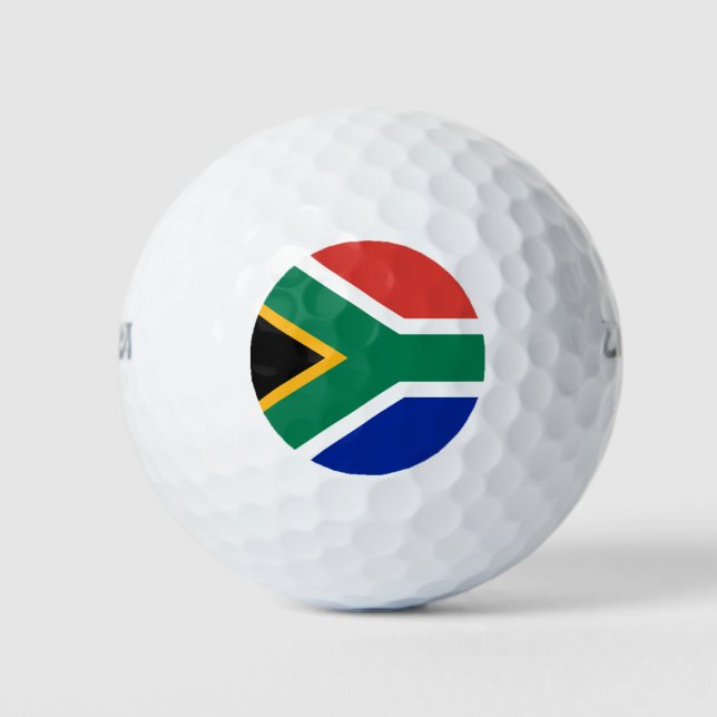 South Africa Flag Golf Balls (Front)