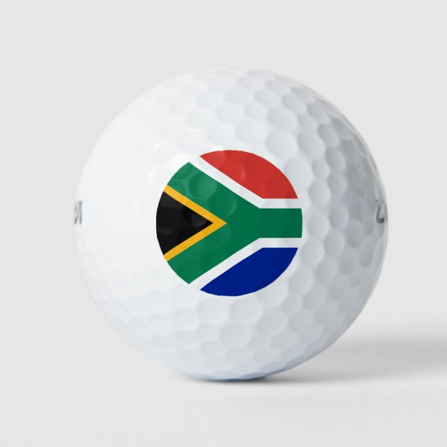 South Africa Flag Golf Balls (Front)