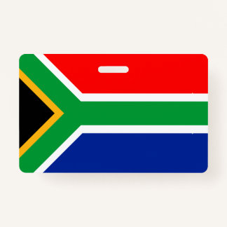 South Africa Flag ID Badge