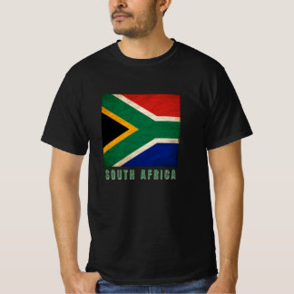 SOUTH AFRICA Flag, In Grunge, Design 2021 - T-Shirt